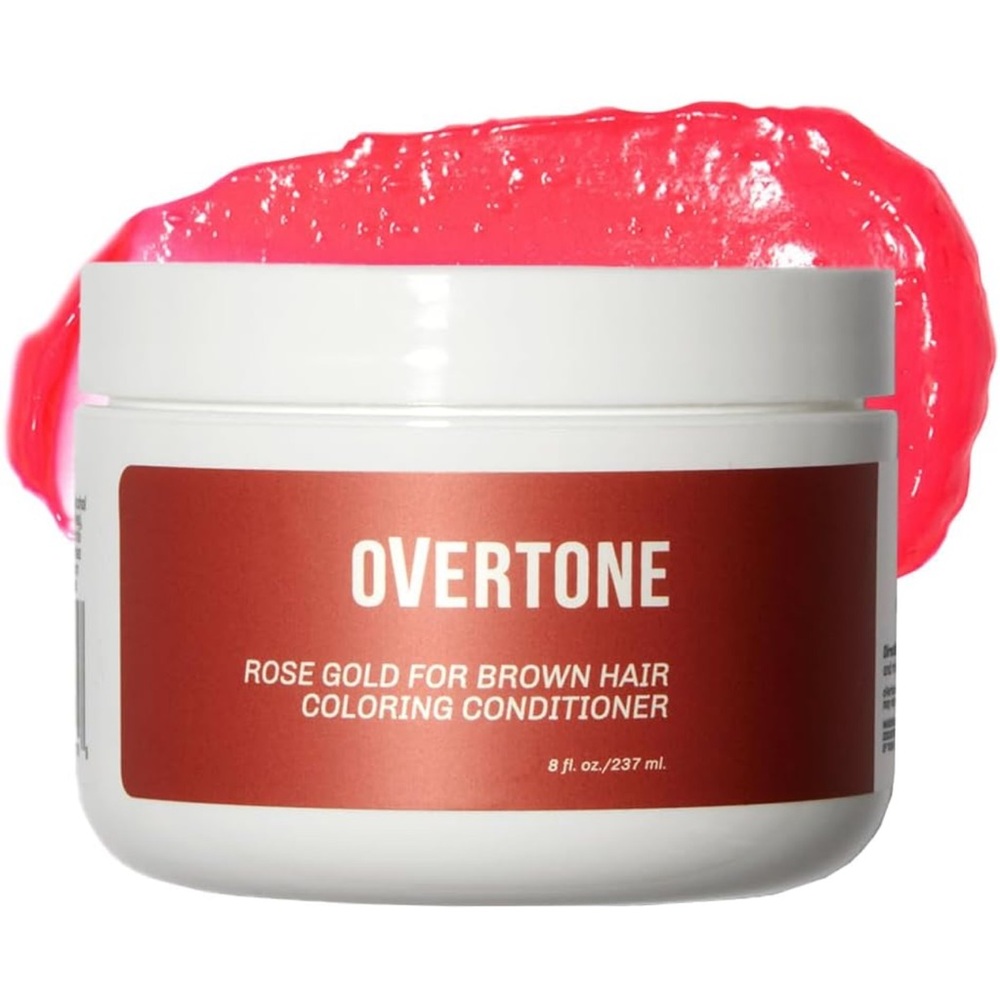 Overtone Rose Gold for Brown Hair Coloring Conditioner